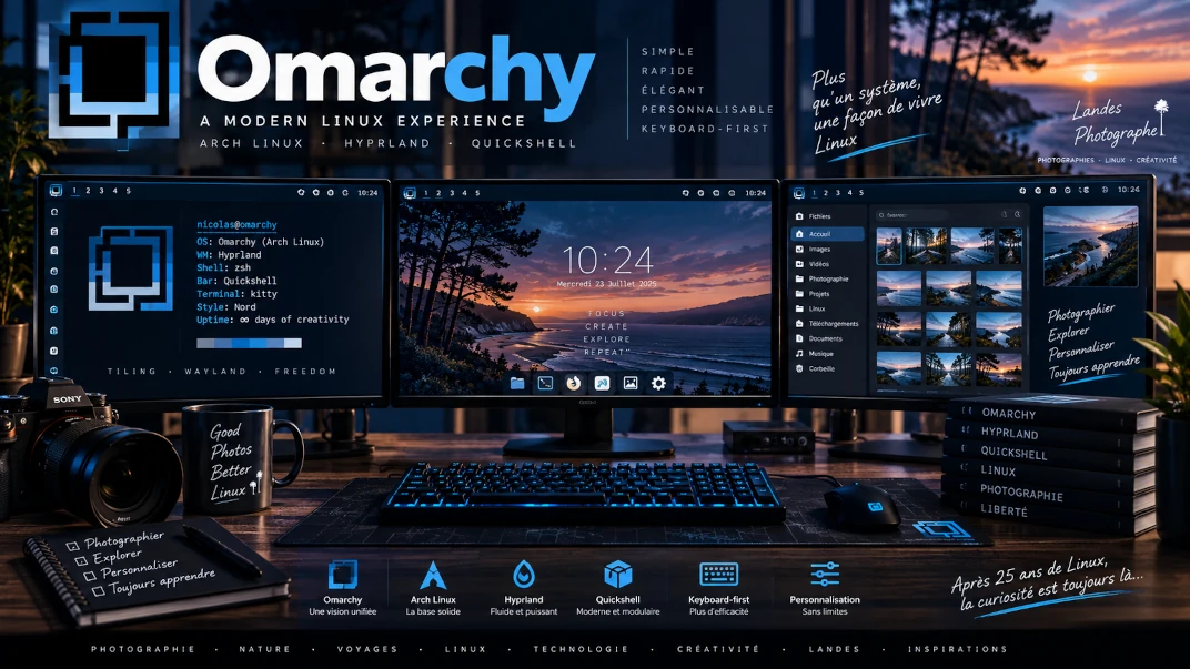 Omarchy : ma découverte d'un Linux moderne après 25 ans de pratique