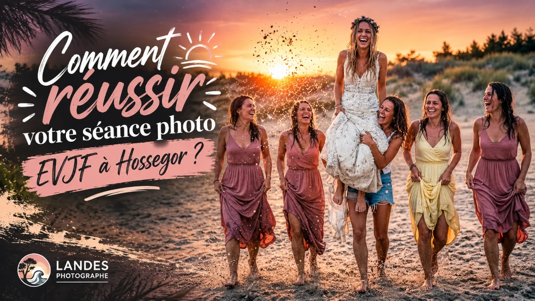 🎨 Comment réussir votre séance photo EVJF à Hossegor ?