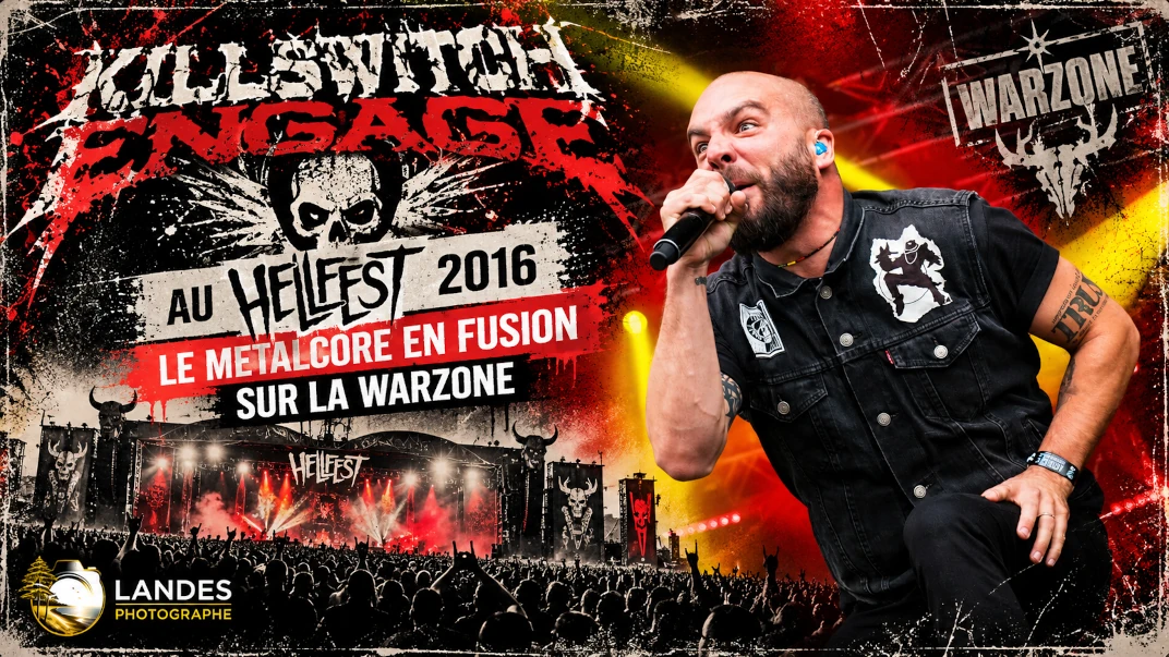 Killswitch Engage au Hellfest 2016 : le metalcore en fusion sur la Warzone