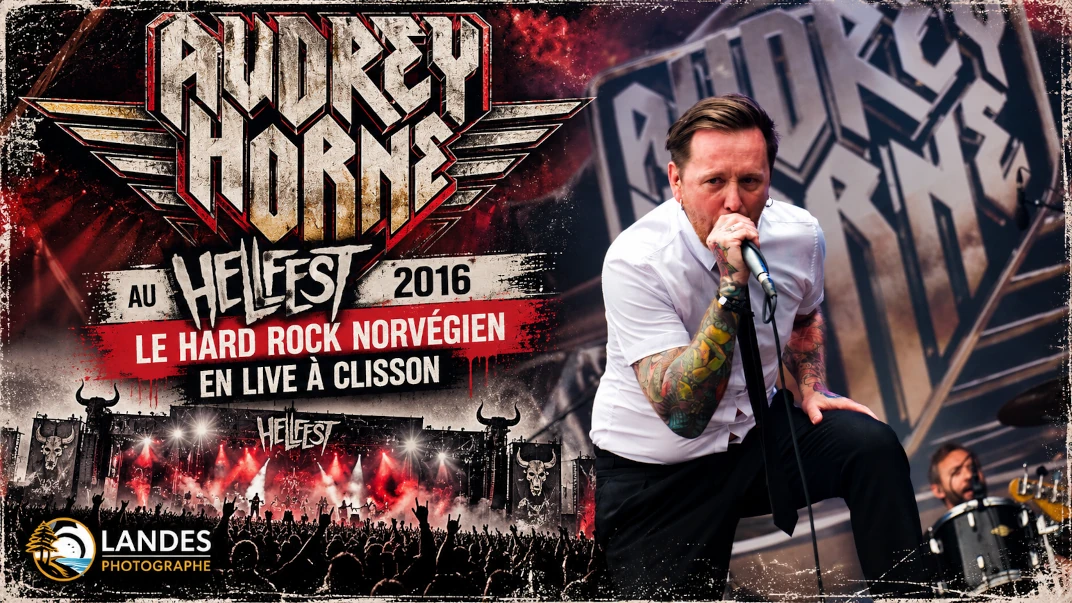 Audrey Horne au Hellfest 2016 : le hard rock norvégien en live à Clisson