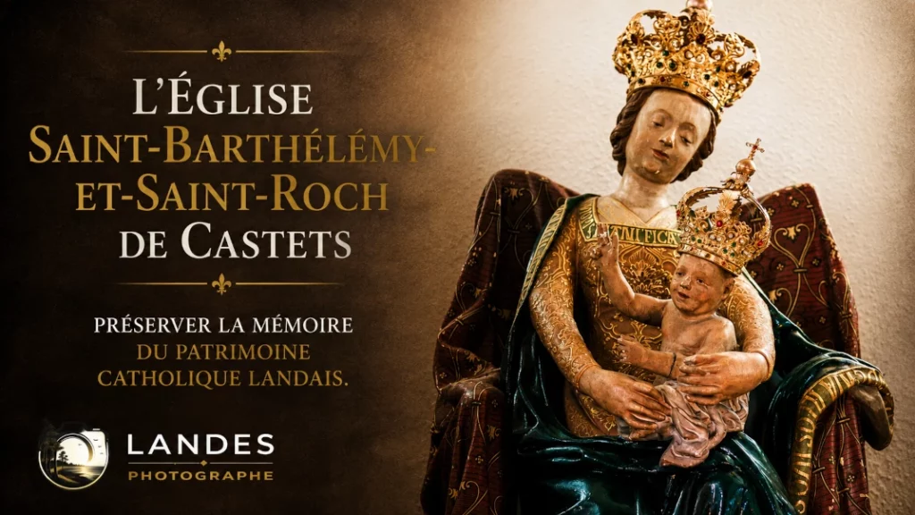 ⛪ L’Église Saint-Barthélemy-et-Saint-Roch de Castets : préserver la mémoire du patrimoine catholique landais