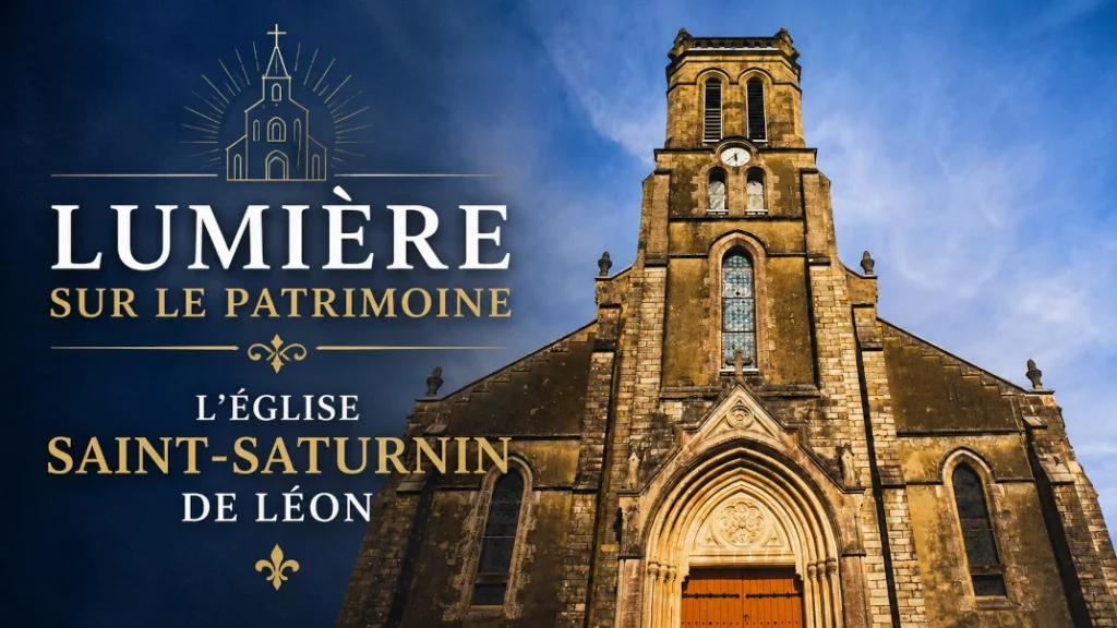 ⛪ Lumière sur le Patrimoine : L’Église Saint-Saturnin de Léon