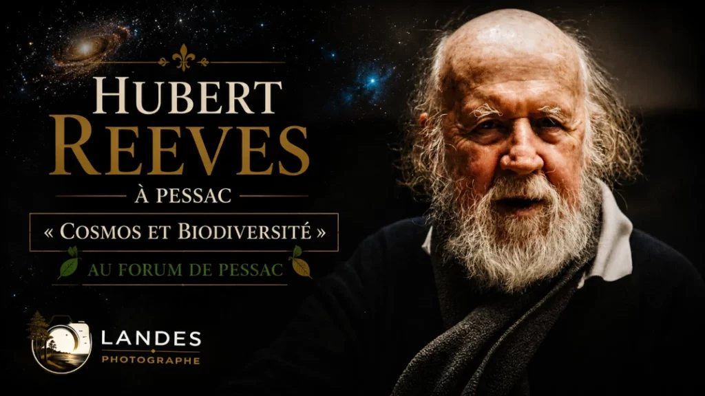 🌌 Hubert Reeves à Pessac : « Cosmos et biodiversité » au Forum de Pessac 🌿