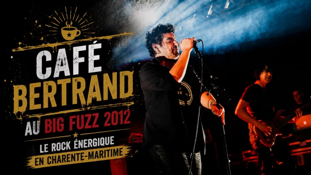 ☕ Café Bertrand au Big Fuzz 2012 : Le Rock Énergique en Charente-Maritime
