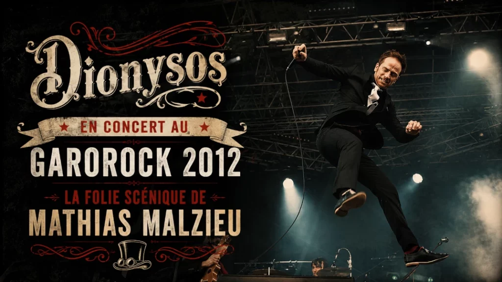 🎸 Dionysos en Concert au Garorock 2012 : La Folie Scénique de Mathias Malzieu