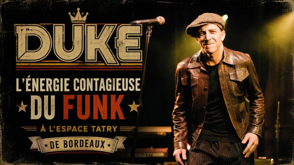 🎤 Duke : L&rsquo;Énergie Contagieuse du Funk à l&rsquo;Espace Tatry de Bordeaux
