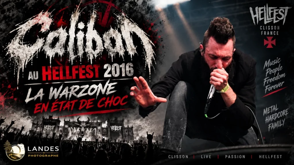 🤘 Caliban au Hellfest 2016 : la Warzone en état de choc 🔥