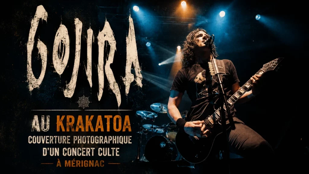🤘 Gojira au Krakatoa : Couverture Photographique d&rsquo;un Concert Culte à Mérignac