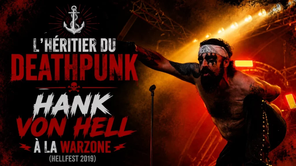 ⚓ L&rsquo;Héritier du Deathpunk : Hank Von Hell à la Warzone (Hellfest 2019)
