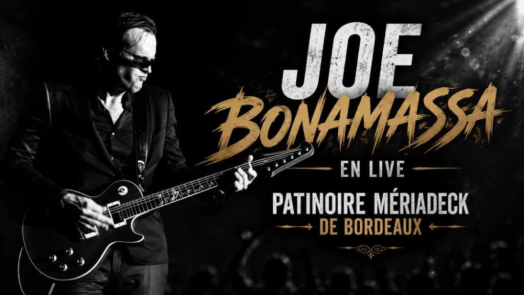 🎸 Joe Bonamassa en live à la Patinoire Mériadeck de Bordeaux