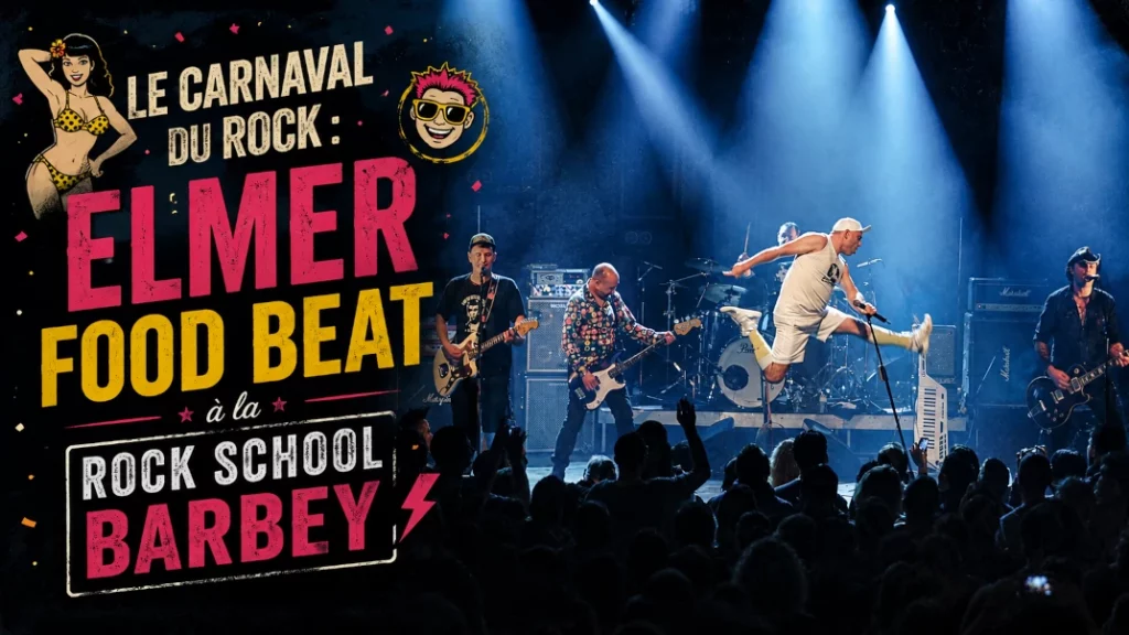 👙 Le Carnaval du Rock : Elmer Food Beat à la Rock School Barbey