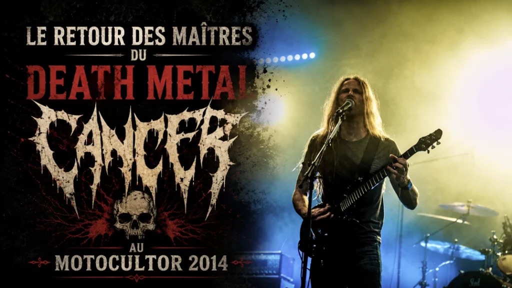💀 Le Retour des Maîtres du Death Metal : Cancer au Motocultor 2014