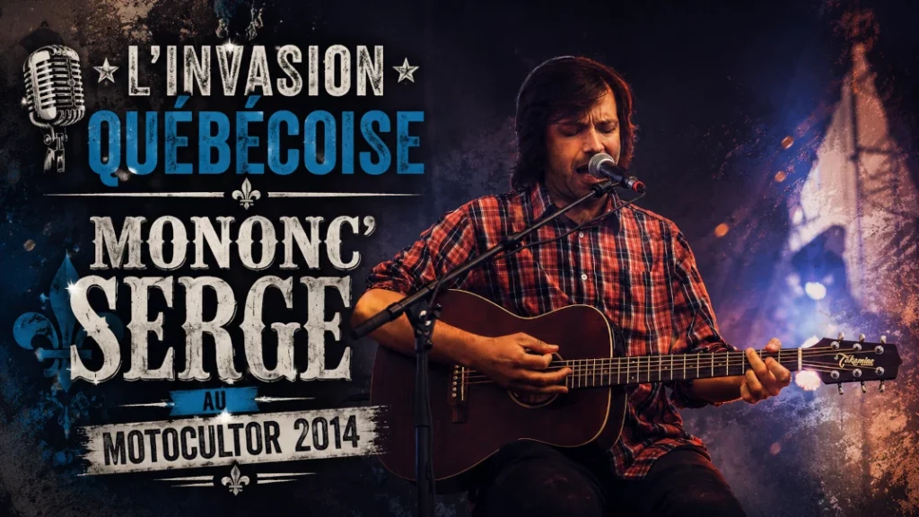 🎤 L&rsquo;Invasion Québécoise : Mononc&rsquo; Serge au Motocultor 2014