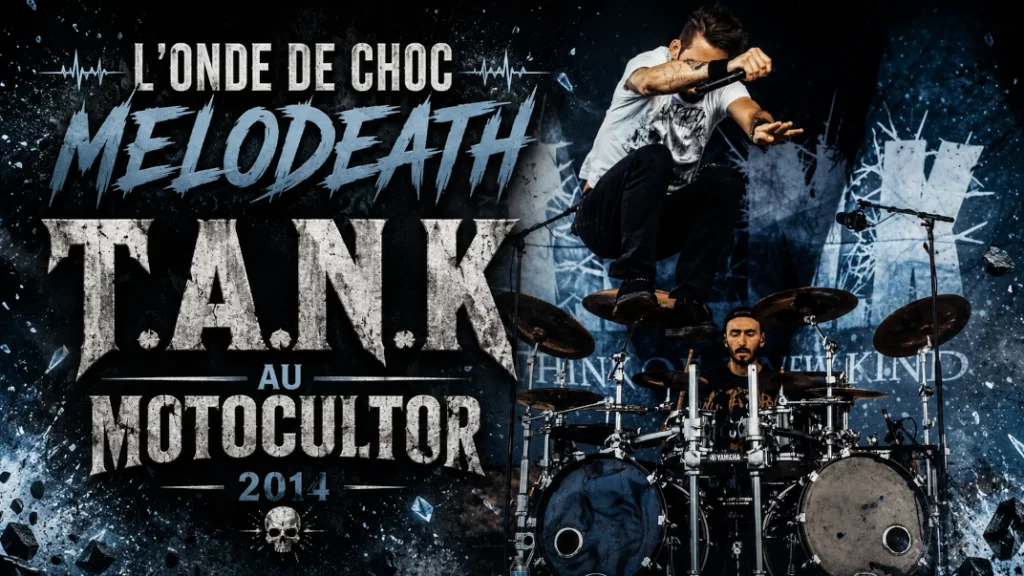 💥 L&rsquo;Onde de Choc Melodeath : T.A.N.K au Motocultor 2014