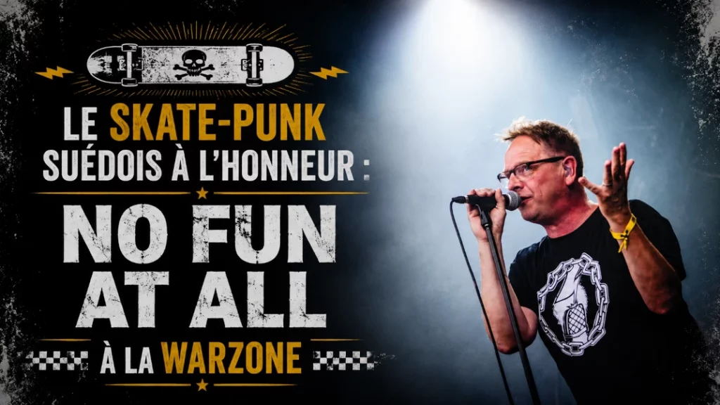 🛹 Le Skate-Punk Suédois à l&rsquo;Honneur : No Fun At All à la Warzone