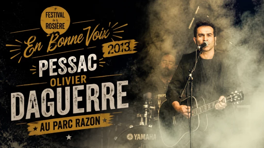 🎸 Festival En Bonne Voix 2013 — Pessac : Olivier Daguerre au Parc Razon