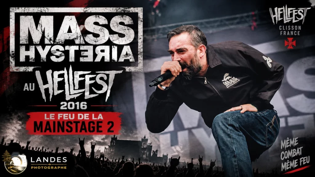 🤘 Mass Hysteria au Hellfest 2016 : le feu de la Mainstage 2 🔥
