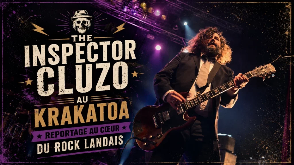 🤘 The Inspector Cluzo au Krakatoa : Reportage au Cœur du Rock Landais