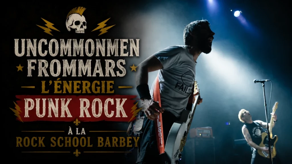 🤘 Uncommonmenfrommars : L&rsquo;Énergie Punk Rock à la Rock School Barbey