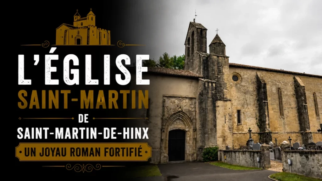 🏛️ L&rsquo;Église Saint-Martin de Saint-Martin-de-Hinx : Un Joyau Roman Fortifié