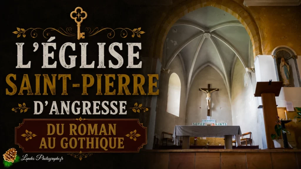 🗝️ L&rsquo;Église Saint-Pierre d&rsquo;Angresse : Du Roman au Gothique