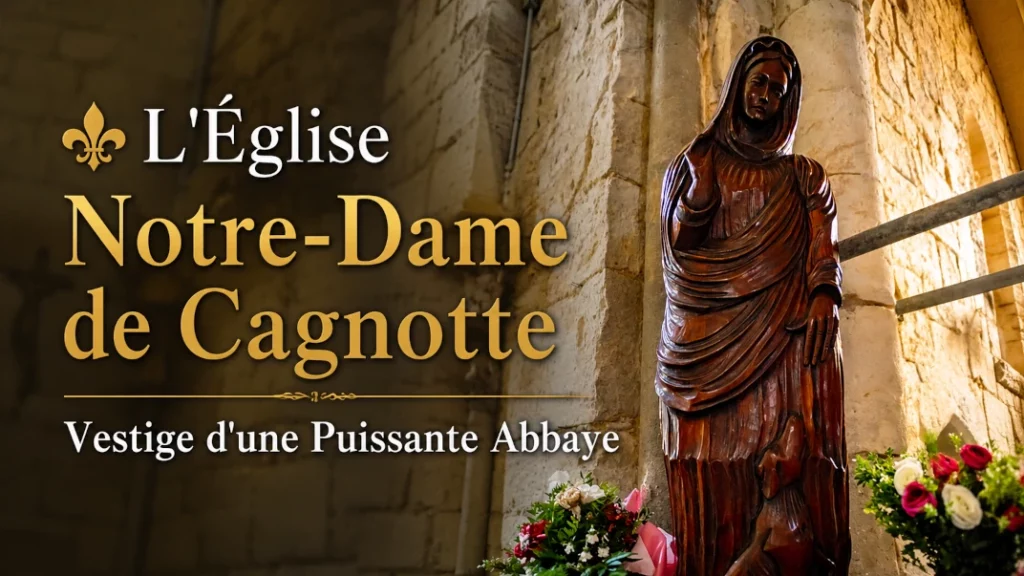 ⚜️ L&rsquo;Église Notre-Dame de Cagnotte : Vestige d&rsquo;une Puissante Abbaye