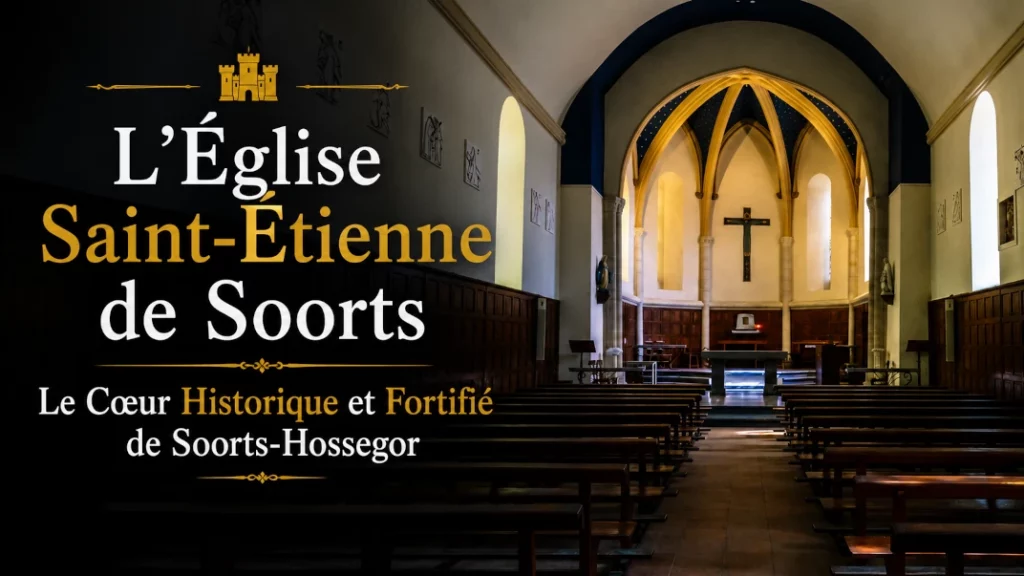 🏰 L&rsquo;Église Saint-Étienne de Soorts : Le Cœur Historique et Fortifié de Soorts-Hossegor