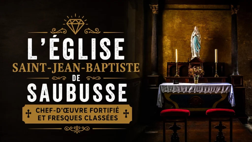 💎 L&rsquo;Église Saint-Jean-Baptiste de Saubusse : Chef-d&rsquo;Œuvre Fortifié et Fresques Classées