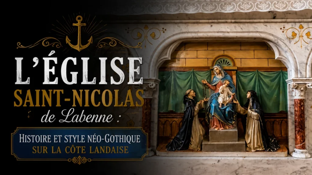 ⚓ L&rsquo;Église Saint-Nicolas de Labenne : Histoire et Style Néo-Gothique sur la Côte Landaise