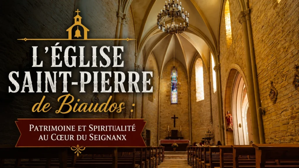 ⛪ L&rsquo;Église Saint-Pierre de Biaudos : Patrimoine et Spiritualité au Cœur du Seignanx