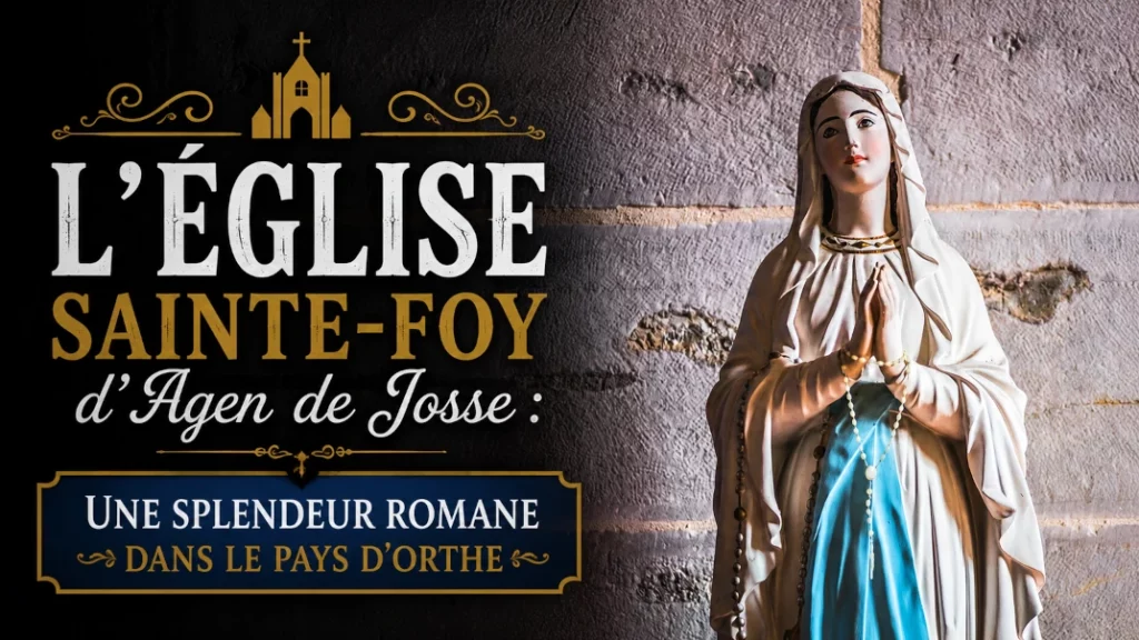 🏰 L&rsquo;Église Sainte-Foy d&rsquo;Agen de Josse : Une Splendeur Romane dans le Pays d&rsquo;Orthe