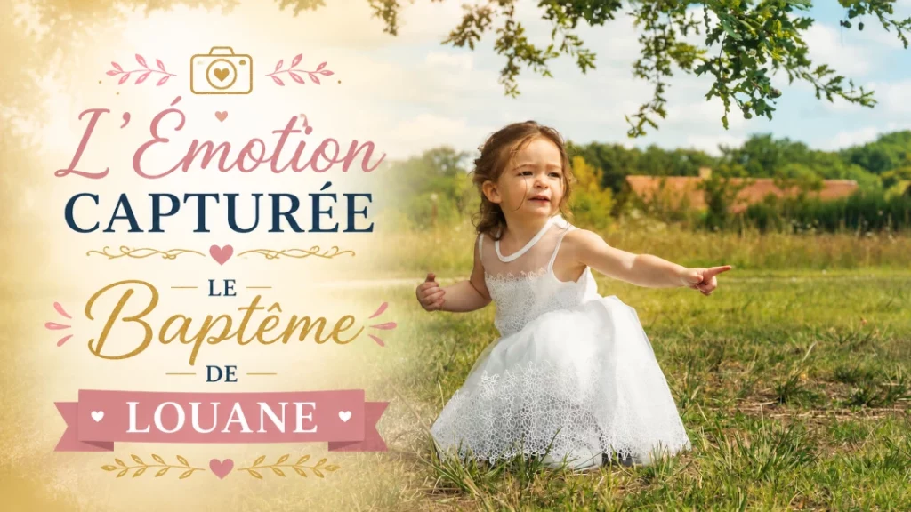 📸 L&rsquo;Émotion Capturée : Le Baptême de Louane