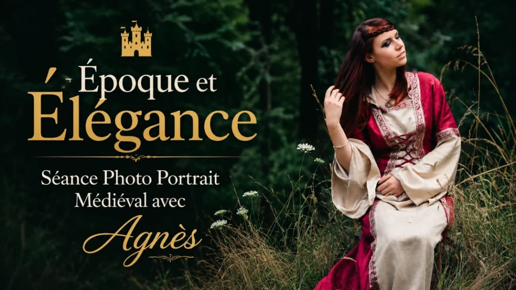 🏰 Époque et Élégance : Séance Photo Portrait Médiéval avec Agnès