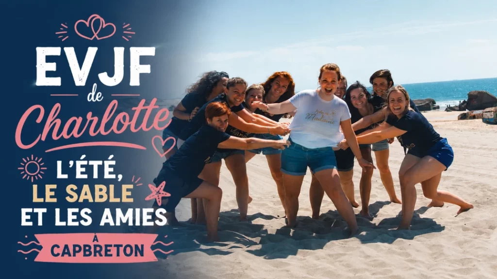 🎉 EVJF de Charlotte : L&rsquo;été, le Sable et les Amies à Capbreton