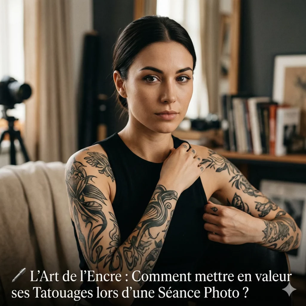 🖋️ L’Art de l&rsquo;Encre : Comment mettre en valeur ses Tatouages lors d’une Séance Photo ?