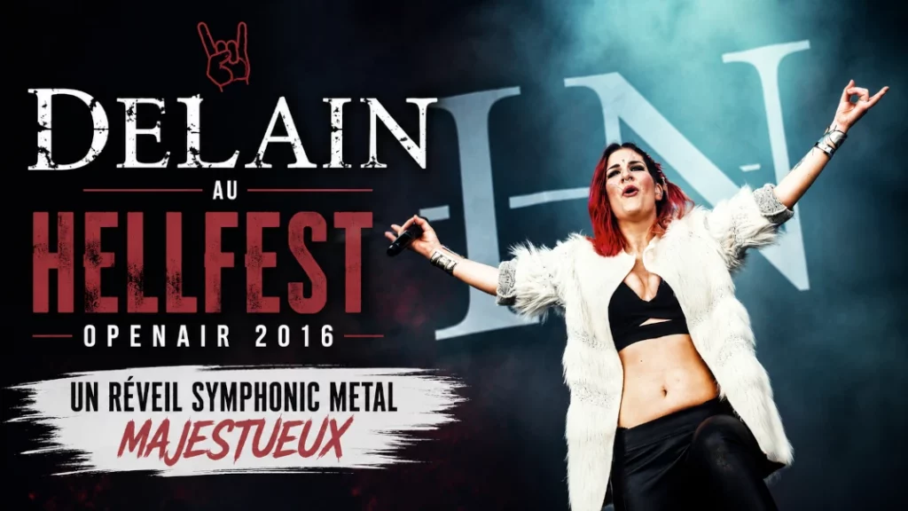 🤘 Delain au Hellfest OpenAir 2016 : un réveil Symphonic Metal majestueux