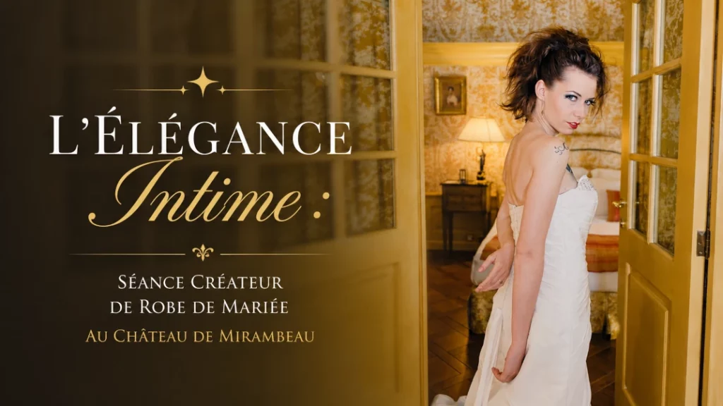 ✨ L&rsquo;Élégance Intime : Séance Créateur de Robe de Mariée au Château de Mirambeau
