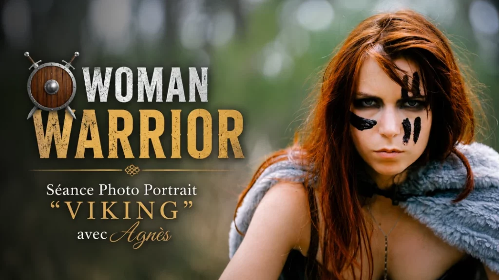 🛡️ Woman Warrior : Séance Photo Portrait « Viking » avec Agnès