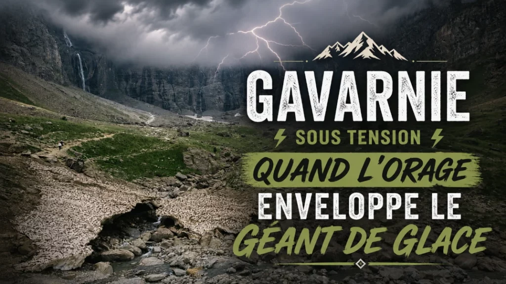 ⛈️ Gavarnie sous Tension : Quand l&rsquo;Orage Enveloppe le Géant de Glace