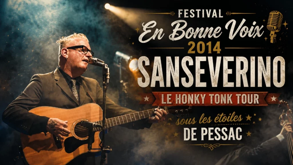 🎸 Festival En Bonne Voix 2014 — Sanseverino : le Honky Tonk Tour sous les étoiles de Pessac