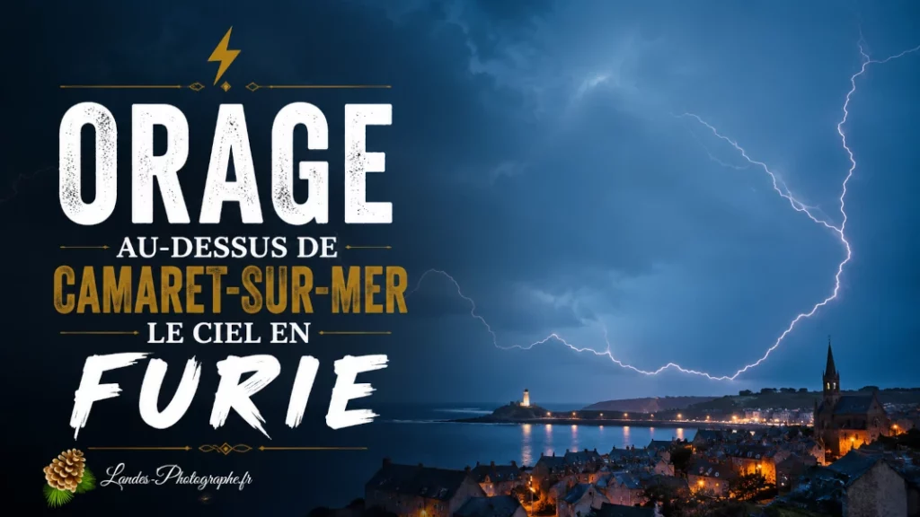 ⚡ Orage au-dessus de Camaret-sur-Mer : Le Ciel en furie