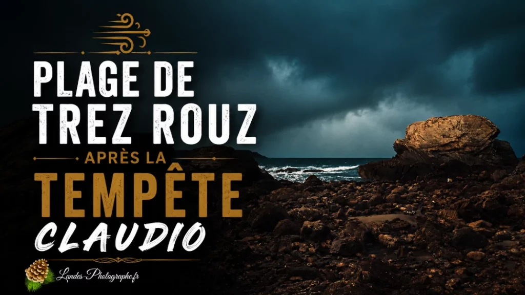 🌪️ Plage de Trez Rouz après la Tempête Claudio
