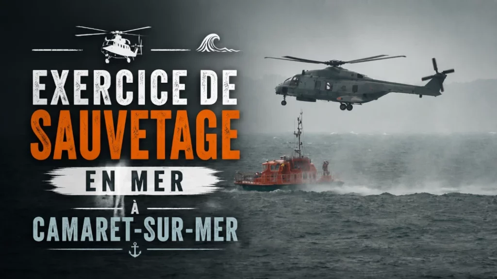🚁 Exercice de Sauvetage en Mer à Camaret-sur-Mer