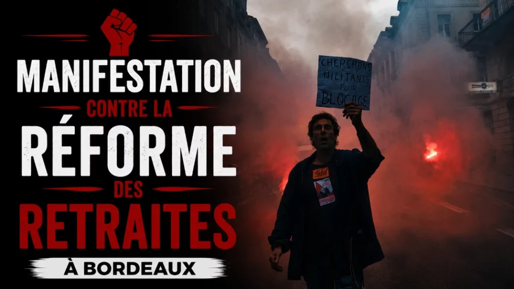 ✊ Manifestation contre la Réforme des Retraites à Bordeaux
