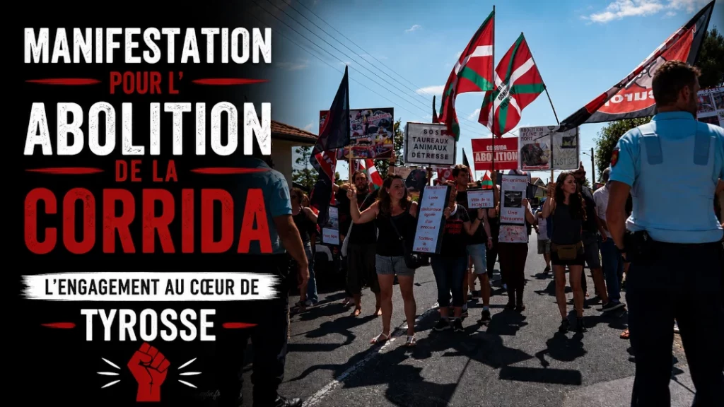 ✊ Manifestation pour l’Abolition de la Corrida : L’Engagement au Cœur de Tyrosse