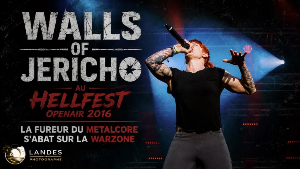 🤘 Walls Of Jericho au Hellfest OpenAir 2016 : la fureur du Metalcore s&rsquo;abat sur la Warzone