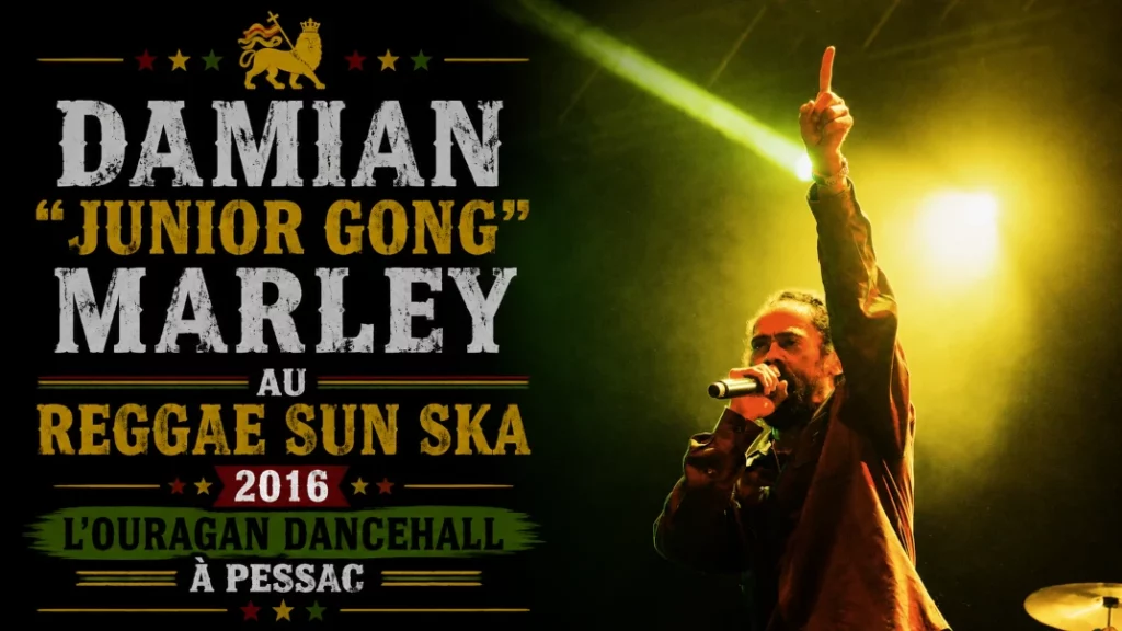 🦁 Damian Junior Gong Marley au Reggae Sun Ska 2016 : L’Ouragan Dancehall à Pessac