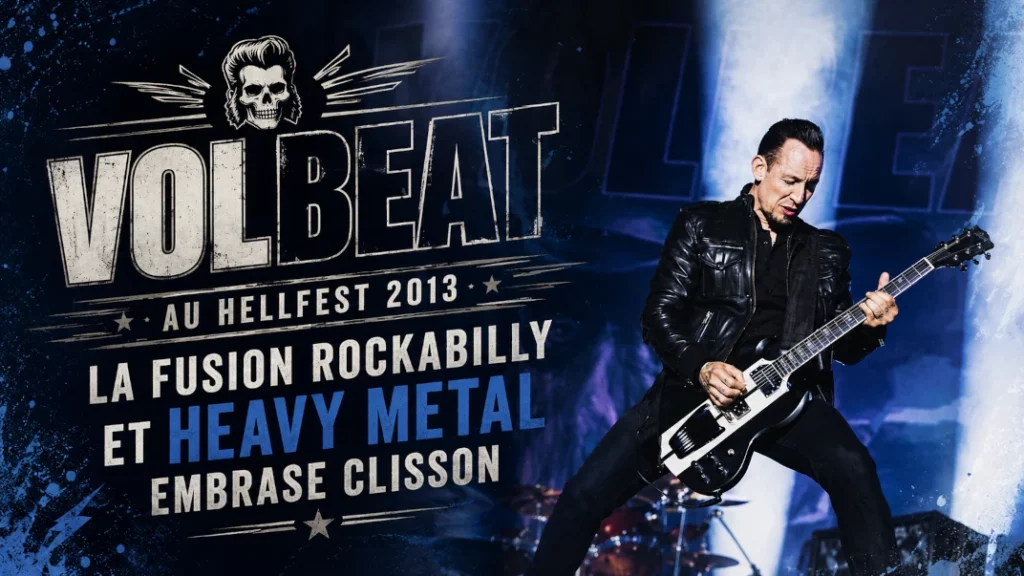🎸 Volbeat au Hellfest 2013 : La Fusion Rockabilly et Heavy Metal embrase Clisson