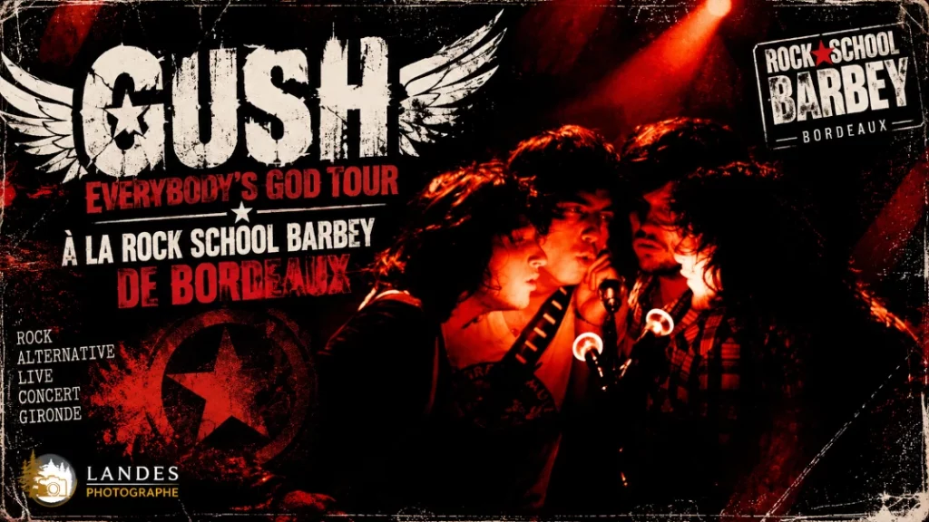 🥁 Gush à la Rock School Barbey de Bordeaux : l&rsquo;énergie de l&rsquo;Everybody&rsquo;s God Tour