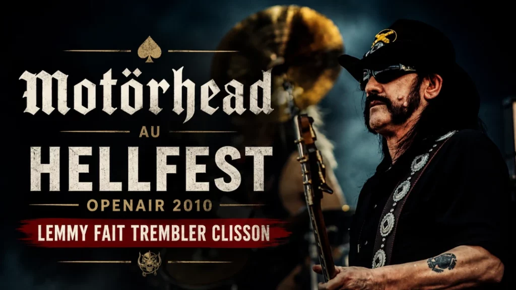 ♠️ Motörhead au Hellfest OpenAir 2010 : Lemmy fait trembler Clisson